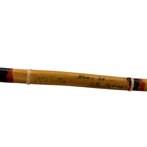 VTG Wall Art Native American Profile Headdress Bow Dwight Indian School Signed - Picture 8 of 10